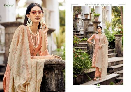 Azara Blossom 13 By Radhika Printed Cotton Dress Material Catalog